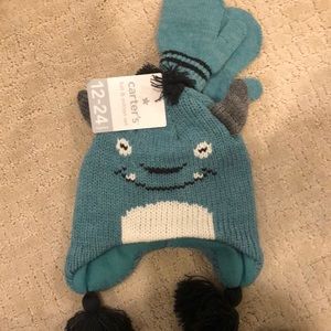 Brand new, Carters hat and glove set